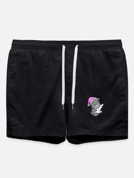 Esel - Badeshorts - Schwarz