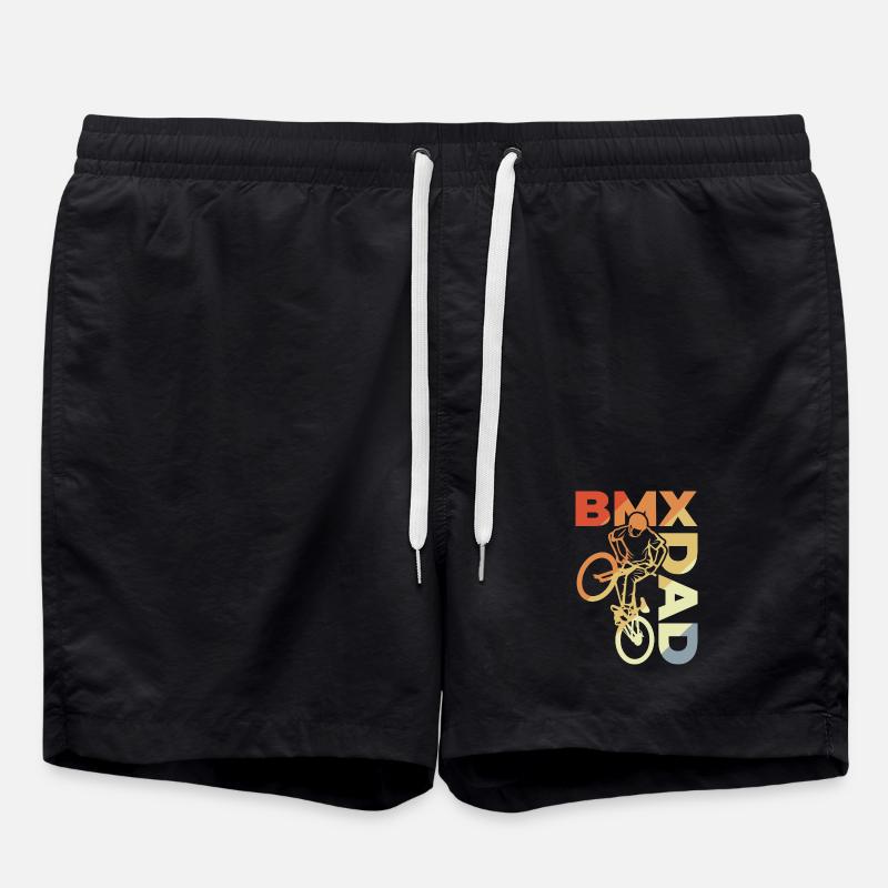 BMX Dad - Swim Trunks - black