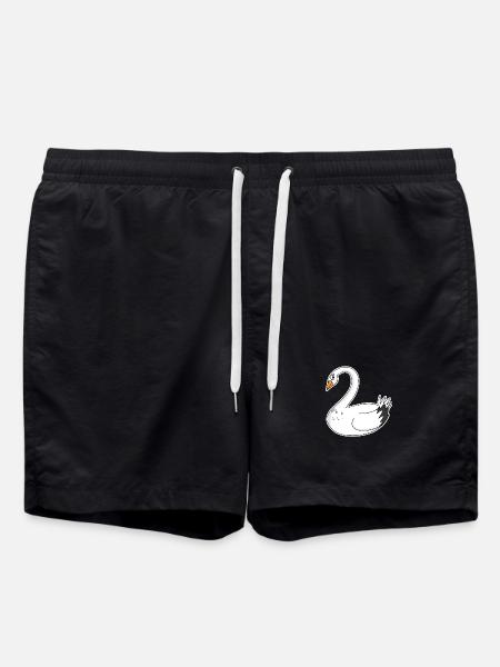 Swan - Swim Trunks - black