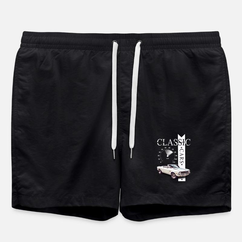Classic Car - Badeshorts - Schwarz