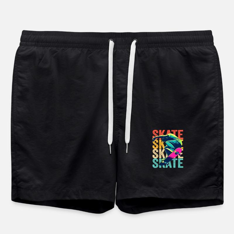 Skateboarding Skate - Swim Trunks - black