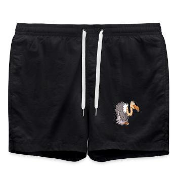 Vautour - Short de bain - noir - Devant - AI Model Male 185 light (185cm)