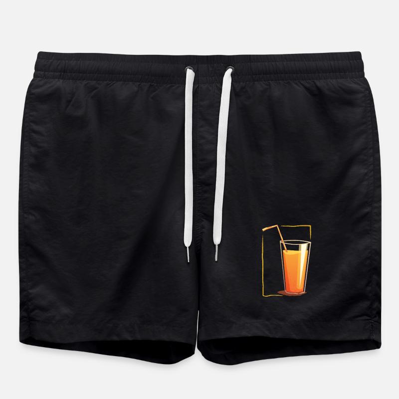 Drink in a frame - Badeshorts - Schwarz