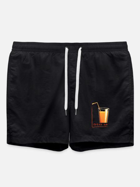 drink me in a frame - Swim Trunks - black