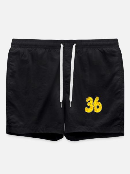 36 ans Lustig Käse - Short de bain - noir