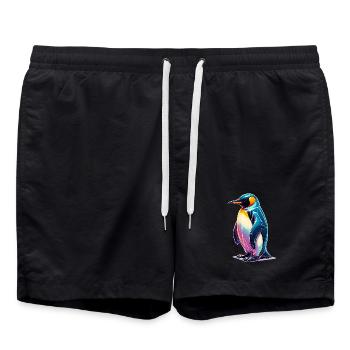 Pingouin - Short de bain - noir - Devant - AI Model Male 185 light (185cm)