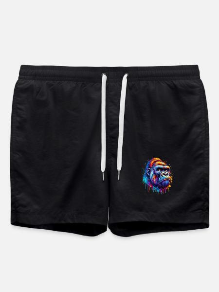 Gorilla - Swim Trunks - black