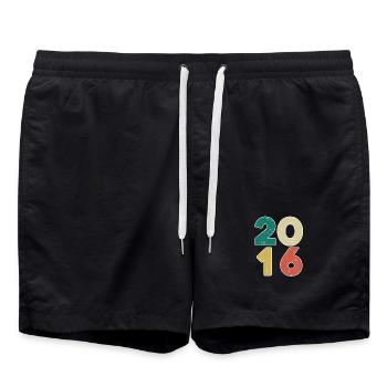 2016 - Année 2016 - Année 2016 - Short de bain - noir - Devant - AI Model Male 185 light (185cm)