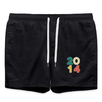 2014 - Année 2014 - Année 2014 - Short de bain - noir - Devant - AI Model Male 185 light (185cm)