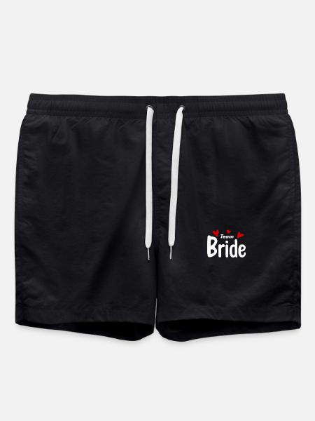 Team Braut Hochzeitsfeier - Badeshorts - Schwarz