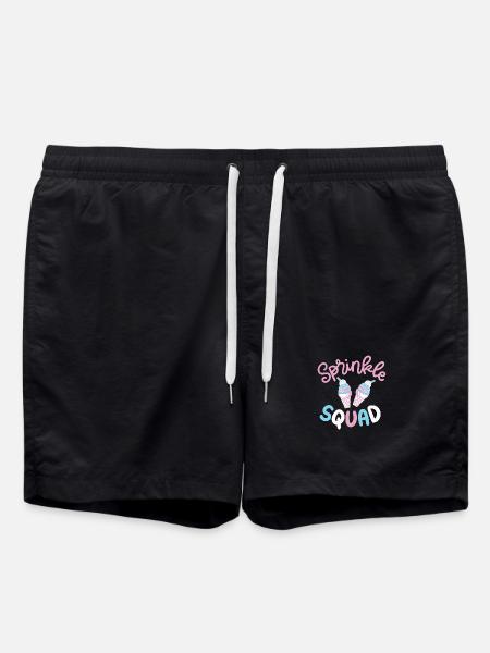 Eiscreme - Badeshorts - Schwarz