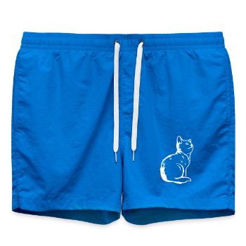 Croquis de chat - Short de bain - cobalt blue - Devant