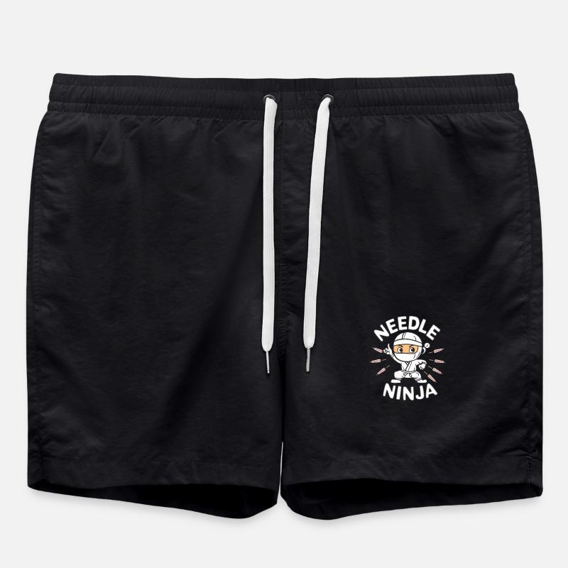 Acupuncture - Swim Trunks - black