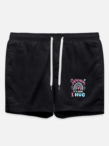 Sarkasmus Sarkastisch - Badeshorts - Schwarz