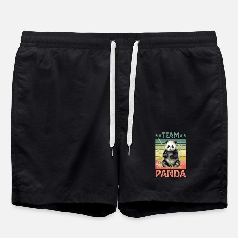 Panda Panda Ours - Short de bain - noir