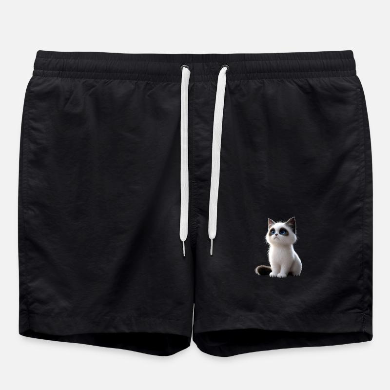 Ragdoll Cat Ragdoll Cat Cute Ragdoll Cats - Swim Trunks - black