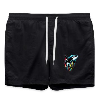 Orque - Short de bain - noir - Devant - AI Model Male 185 light (185cm)