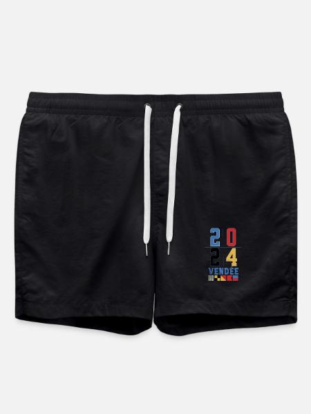 Design régate globe Année 2024 Vendée  - Short de bain - noir