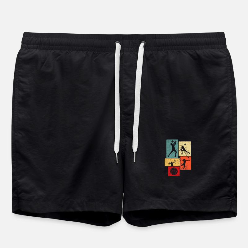 Volley-ball - Short de bain - noir