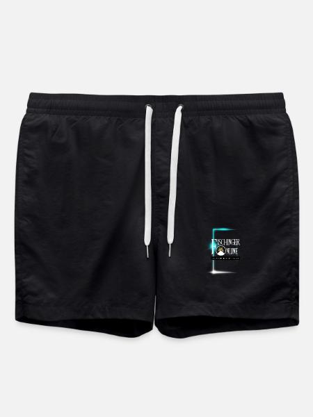 Logo Fischinger-Online large without URL - Swim Trunks - black