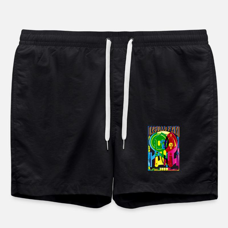 Geek-Stolz - Badeshorts - Schwarz