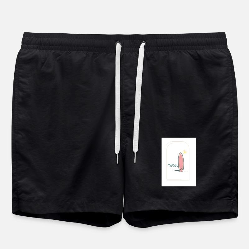 Planche de surf Sunrise Design - Short de bain - noir