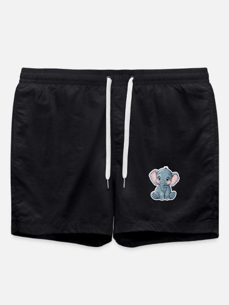 Elephant - Swim Trunks - black