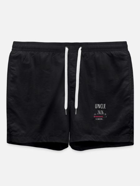 Annonce Grossesse 2026 Futur oncle - Short de bain - noir