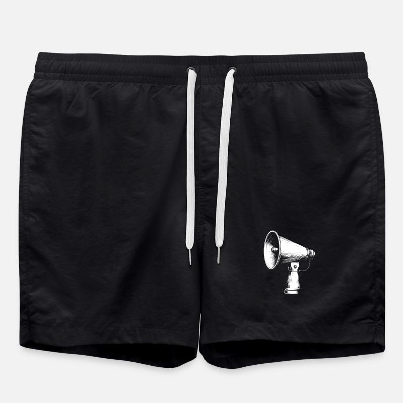 Ich muss schreien - Badeshorts - Schwarz