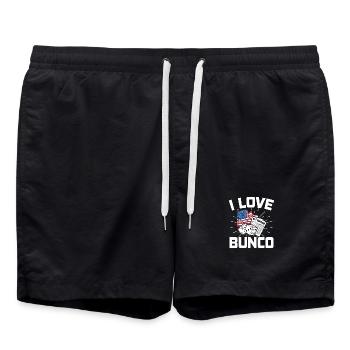 Drapeau des États-Unis Bunco Play Dice Player Gift - Short de bain - noir - Devant - AI Model Male 185 light (185cm)