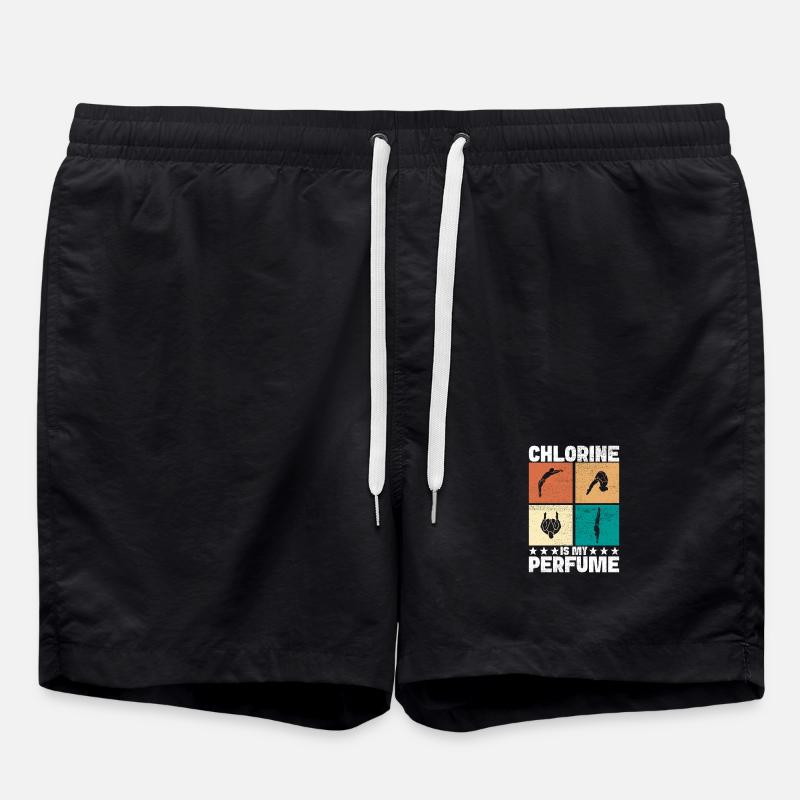 Diving diving board - Swim Trunks - black