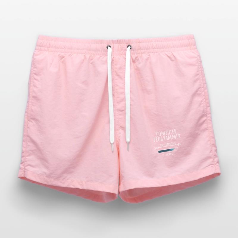 Gift Profession Training Computer Programmer Swim Trunks