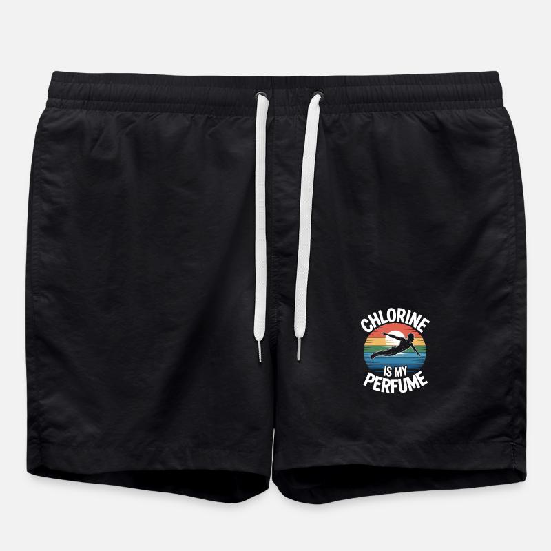 Diving diving board - Swim Trunks - black