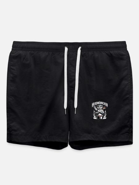 Herdmännchen kochen lustiger Koch Herdmännchen - Swim Trunks - black