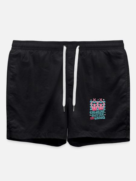 Synchronschwimmen Kunstschwimmen Wassersport - Badeshorts - Schwarz