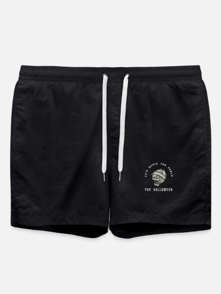 Halloween Zombie Scream Design - Badeshorts - Schwarz