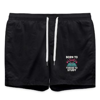 Bâton Twirler Majorette Captain Squad Club - Short de bain - noir - Devant - AI Model Male 185 light (185cm)