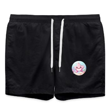 Étoile de mer Étoile de mer - Short de bain - noir - Devant - AI Model Male 185 light (185cm)