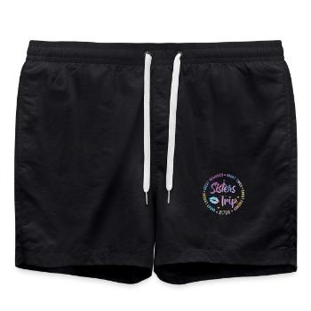 De bons souvenirs : le voyage des sœurs du Times 2026 - Short de bain - noir - Devant - AI Model Male 185 light (185cm)