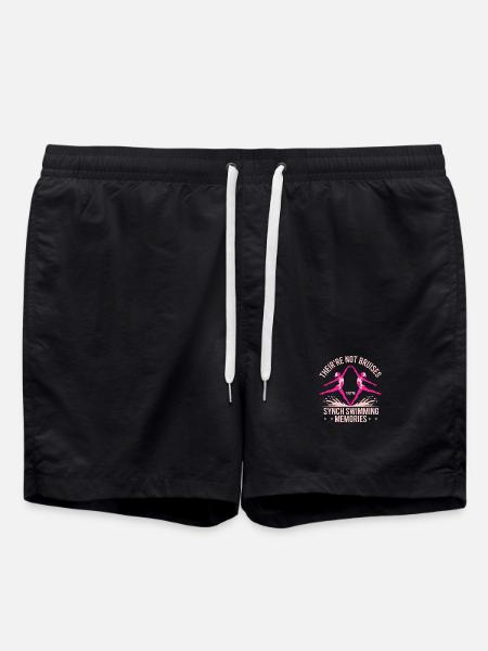 Synchronschwimmen Kunstschwimmen Wassersport - Badeshorts - Schwarz