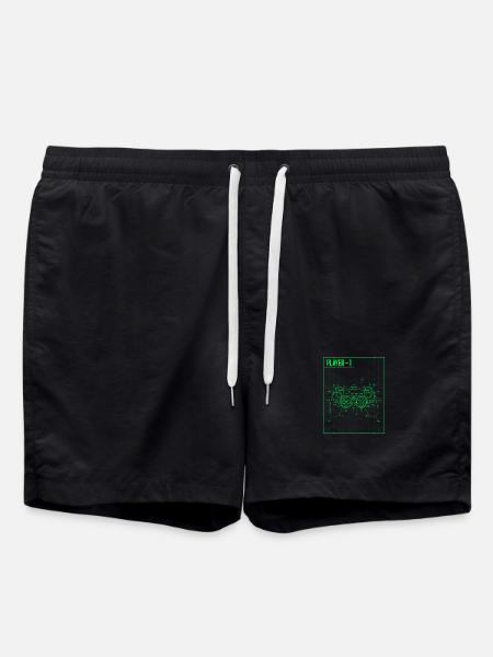 Player1 Blueprint Controller Neon - Badeshorts - Schwarz