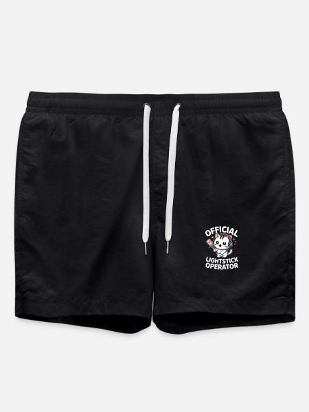 K-Pop Fan Lightstick Korea - Swim Trunks - black