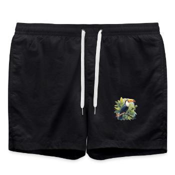 Toucans Toucan - Short de bain - noir - Devant - AI Model Male 185 light (185cm)