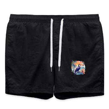 Toucans Toucan - Short de bain - noir - Devant - AI Model Male 185 light (185cm)
