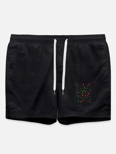 fleckig In Not Kinder Kinder fleckig gefleckte Punkte - Badeshorts - Schwarz