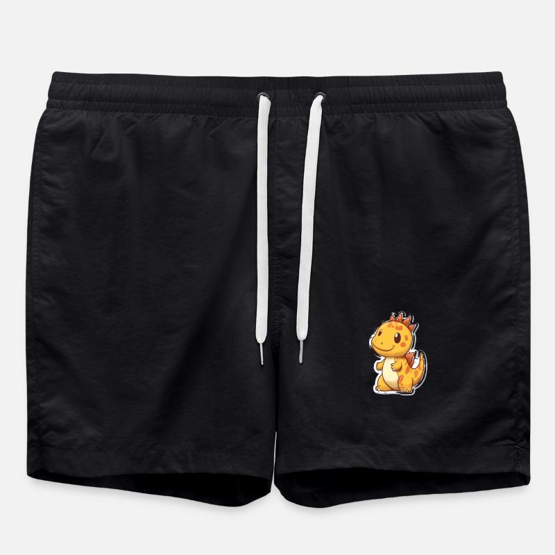 Dinosaur - Swim Trunks - black