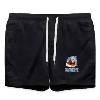 Wombats Wombat - Badeshorts - Schwarz - Vorne - AI Model Male 185 light (185cm)