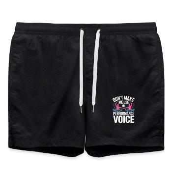Natation synchronisée Natation artistique Sports nautiques - Short de bain - noir - Devant - AI Model Male 185 light (185cm)