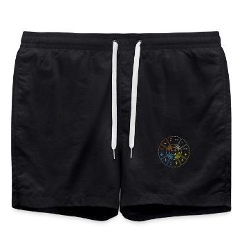 Loi d’Ohm Diagramme Humour Électrique STEM Cadeau - Short de bain - noir - Devant - AI Model Male 185 light (185cm)