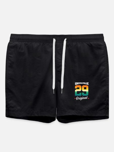 29 Birthday - Swim Trunks - black